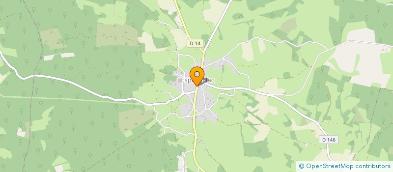localisation de l'entreprise SARL STAR OPTIC à ESPEDAILLAC