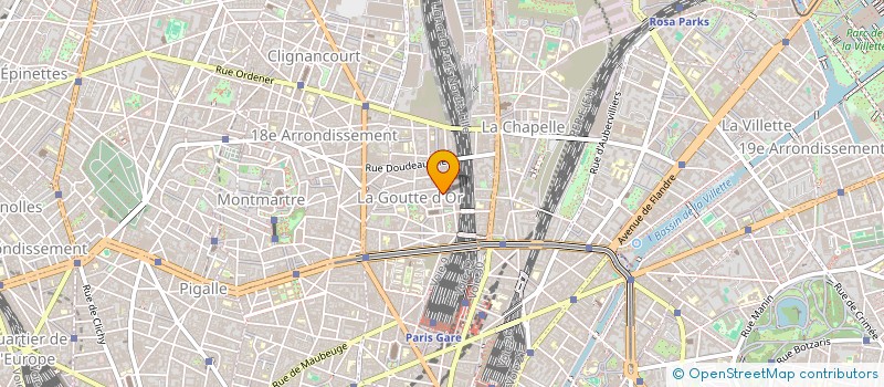 localisation de l'entreprise SARL STAR TEX à PARIS