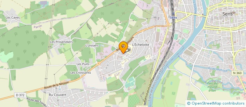 localisation de l'entreprise SARL STARECO SERVICES  PARON