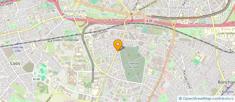 localisation de l'entreprise SARL STARFLORES à LILLE