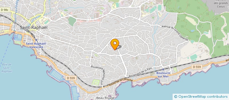 localisation de l'entreprise SARL STARGIFT 83 à SAINT-RAPHAEL