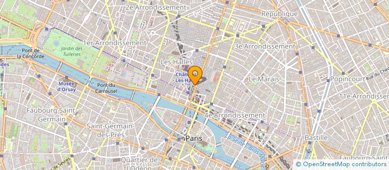 localisation de l'entreprise SARL START à PARIS
