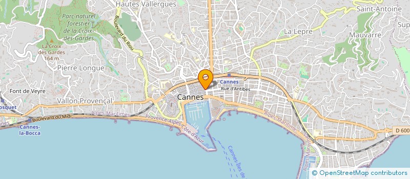 localisation de l'entreprise SARL START à CANNES