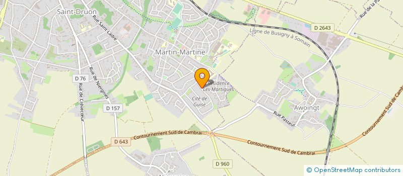 localisation de l'entreprise SARL START MOBILE à CAMBRAI