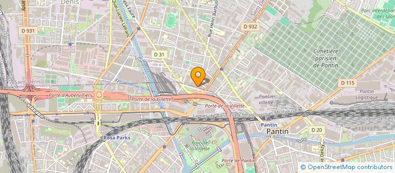 localisation de l'entreprise SARL STARTING POINT à AUBERVILLIERS