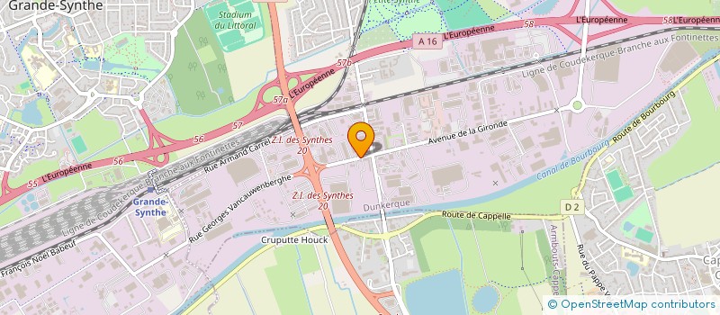 localisation de l'entreprise SARL STC FLANDRE à DUNKERQUE