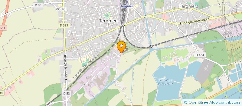 localisation de l'entreprise SARL STDMP SOTRADEMAPLAS à TERGNIER