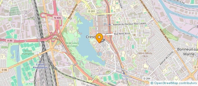 localisation de l'entreprise SARL STE CRISTOLIENNE DISTRIB PROD ALIME à CRETEIL