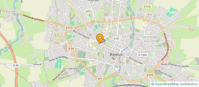 localisation de l'entreprise SARL STE ETBLISSEMENTS PATRICK MONNET à BAYEUX