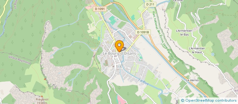 localisation de l'entreprise SARL STE HOTELIERE DU HAUT VERDON  LE BOURG-D'OISANS