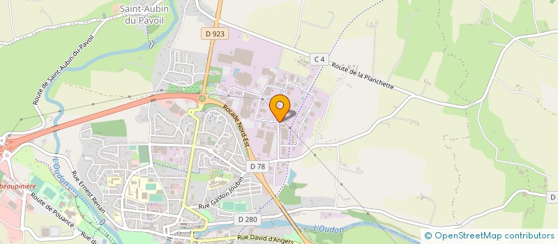 localisation de l'entreprise SARL STE NOUVELLE MERCURE SEGREEN à SEGRE-EN-ANJOU BLEU