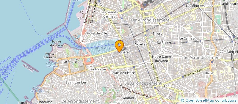localisation de l'entreprise SARL STEBA à MARSEILLE
