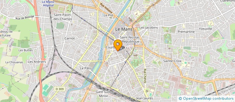 localisation de l'entreprise SARL STEF  LE MANS