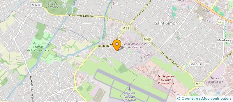 localisation de l'entreprise SARL STEGEBAT à CUGNAUX