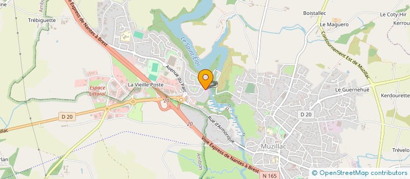 localisation de l'entreprise SARL STEGWEN à MUZILLAC