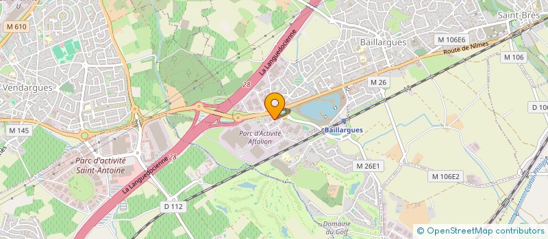 localisation de l'entreprise SARL STELLA à BAILLARGUES