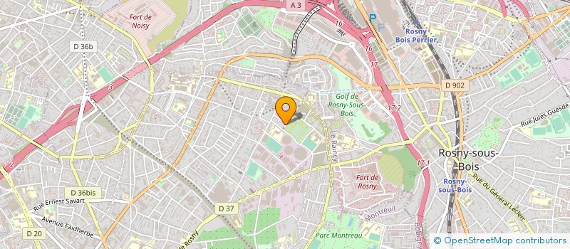 localisation de l'entreprise SARL STELLIA BAILA à MONTREUIL