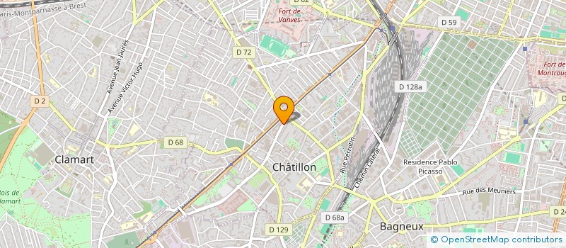 localisation de l'entreprise SARL STELLIN à CHATILLON