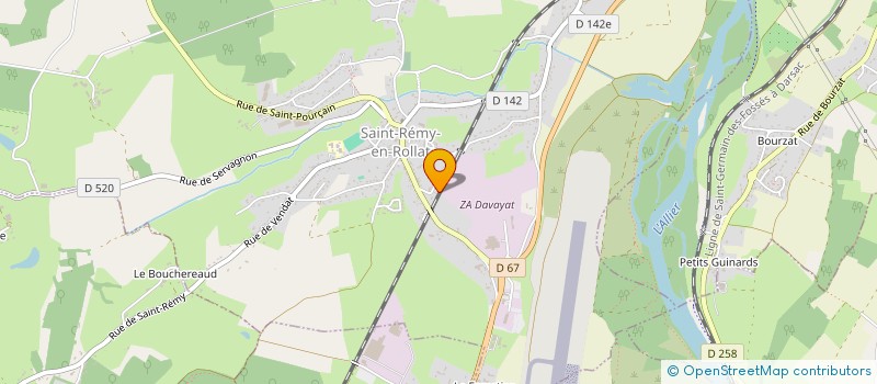 localisation de l'entreprise SARL STELLINI  BROUT-VERNET