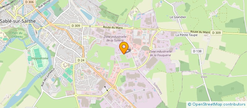 localisation de l'entreprise SARL STEMOZO  SABLE-SUR-SARTHE