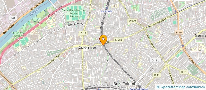 localisation de l'entreprise SARL STEPH ET SERGE CORPORATION à COLOMBES