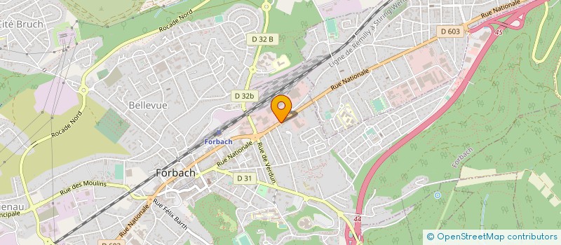 localisation de l'entreprise SARL STEPHAN à FORBACH