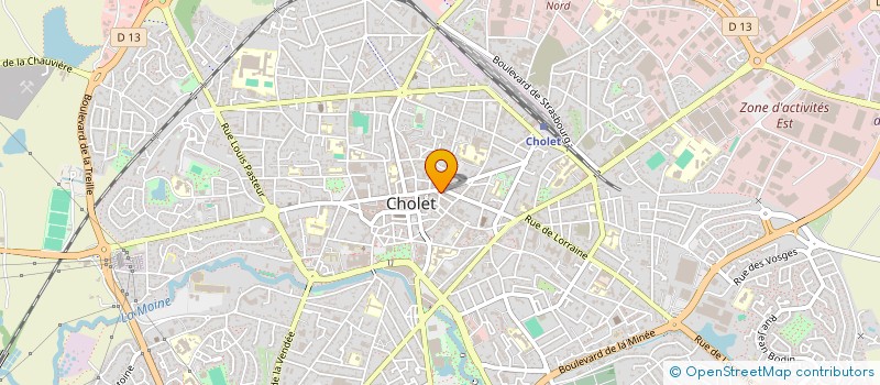 localisation de l'entreprise SARL STEPHANE à CHOLET