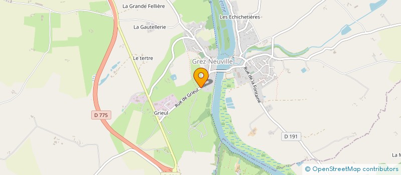 localisation de l'entreprise SARL STEPHANE MICHEL à GREZ-NEUVILLE