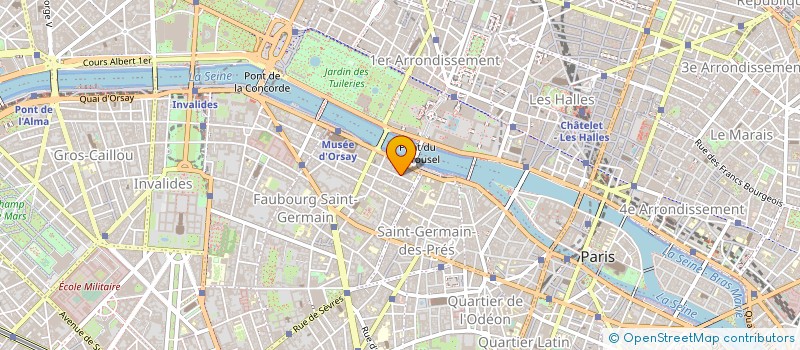 localisation de l'entreprise SARL STEPHANE PARMENTIER  PARIS