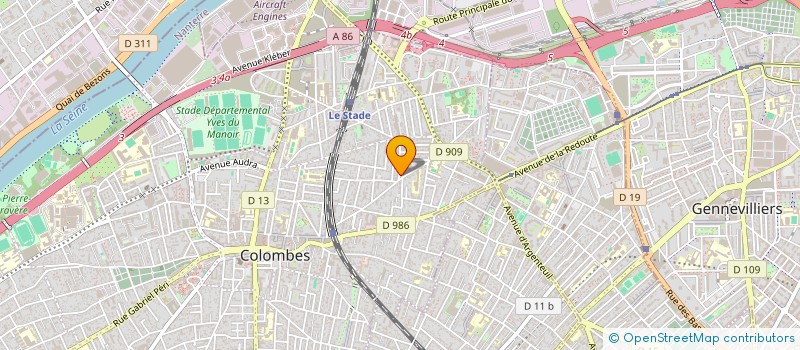 localisation de l'entreprise SARL STEPHANE RICHARTE à COLOMBES