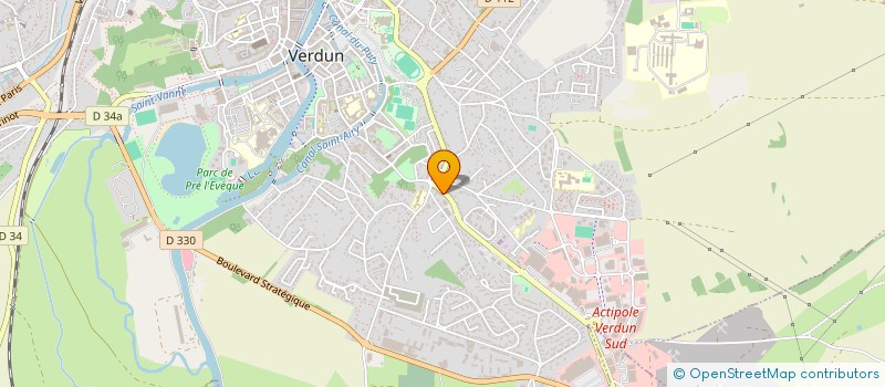 localisation de l'entreprise SARL STEPHANI-BOUDRET à VERDUN