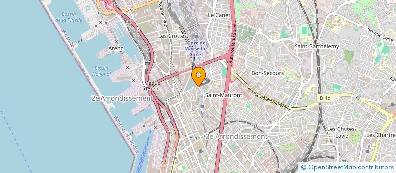 localisation de l'entreprise SARL STEPHERIC à MARSEILLE