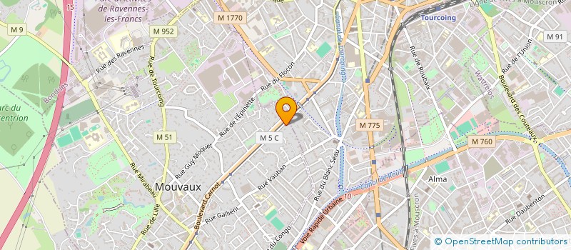 localisation de l'entreprise SARL STERIDIS à MOUVAUX