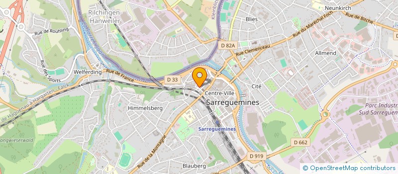 localisation de l'entreprise SARL STERN MARC à SARREGUEMINES