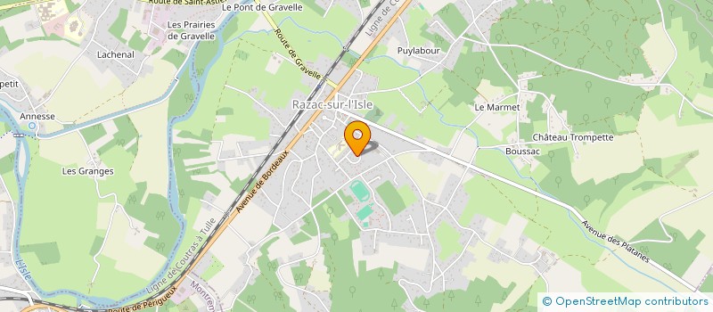 localisation de l'entreprise SARL STESANCO  MARSAC SUR L'ISLE