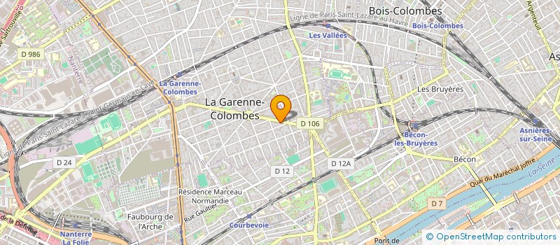 localisation de l'entreprise SARL STEVE à LA GARENNE-COLOMBES
