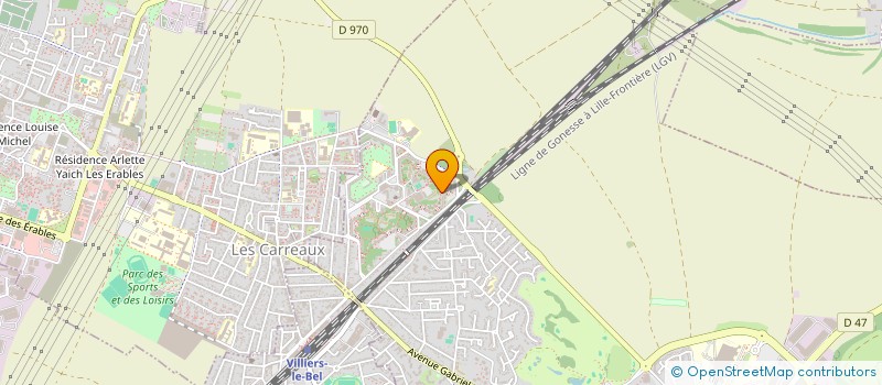 localisation de l'entreprise SARL STEVENS  GONESSE