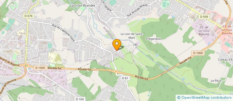 localisation de l'entreprise SARL STI à ANGOULEME