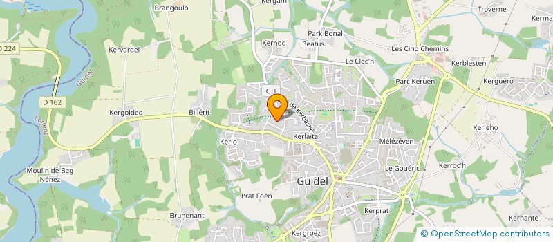 localisation de l'entreprise SARL STICL'ART à GUIDEL