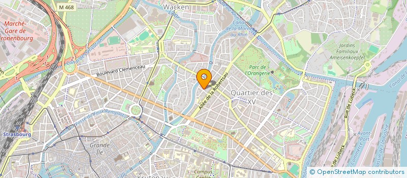 localisation de l'entreprise SARL STISAB BERG  STRASBOURG