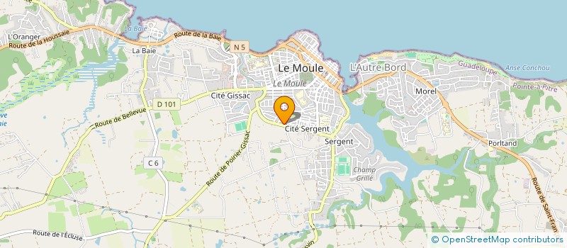 localisation de l'entreprise SARL STL SITAL à LE MOULE