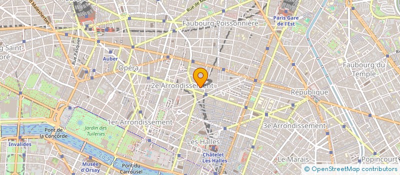 localisation de l'entreprise SARL STOCK AVENUE à PARIS