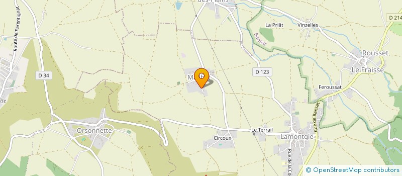 localisation de l'entreprise SARL STOCK FRANCE  LAMONTGIE