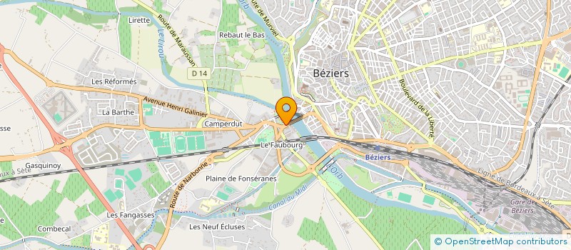 localisation de l'entreprise SARL STORE DESIGN à BEZIERS