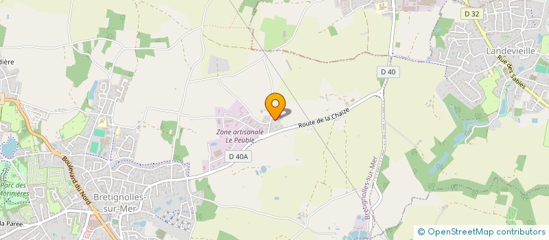 localisation de l'entreprise SARL STORES FERMETURES CHRISTIAN DULIEU  BRETIGNOLLES-SUR-MER