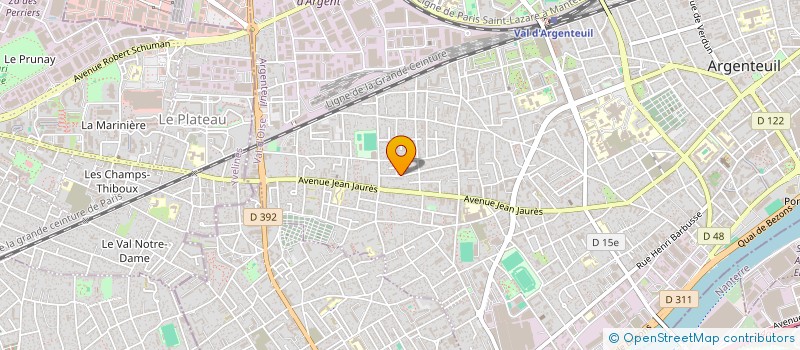 localisation de l'entreprise SARL STOUTA  ARGENTEUIL