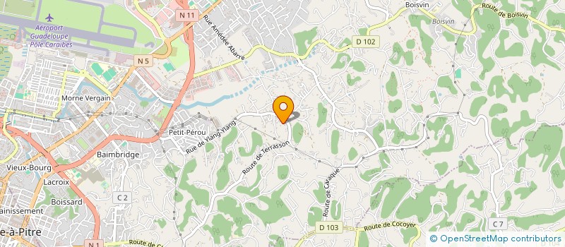 localisation de l'entreprise SARL STPA + à LES ABYMES