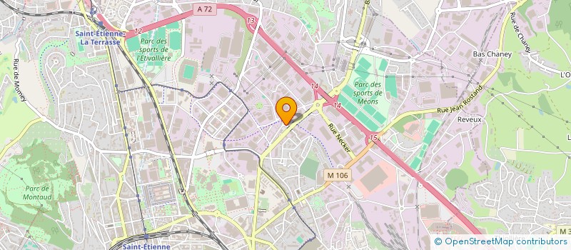 localisation de l'entreprise SARL STREET BIKE 42 à SAINT-ETIENNE