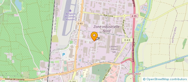 localisation de l'entreprise SARL STREHL à COLMAR