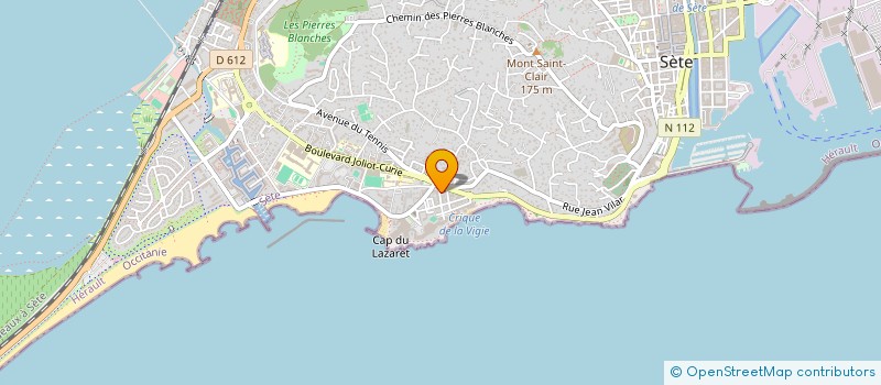 localisation de l'entreprise SARL STROZZA à SETE